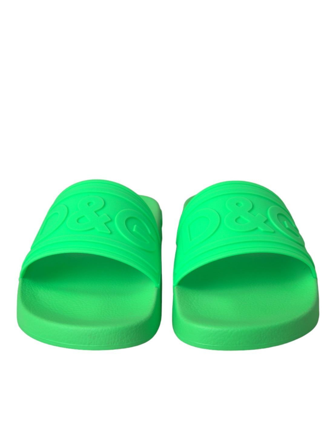 Dolce &amp;amp; Gabbana Gröna Lädersandaler Strandskor