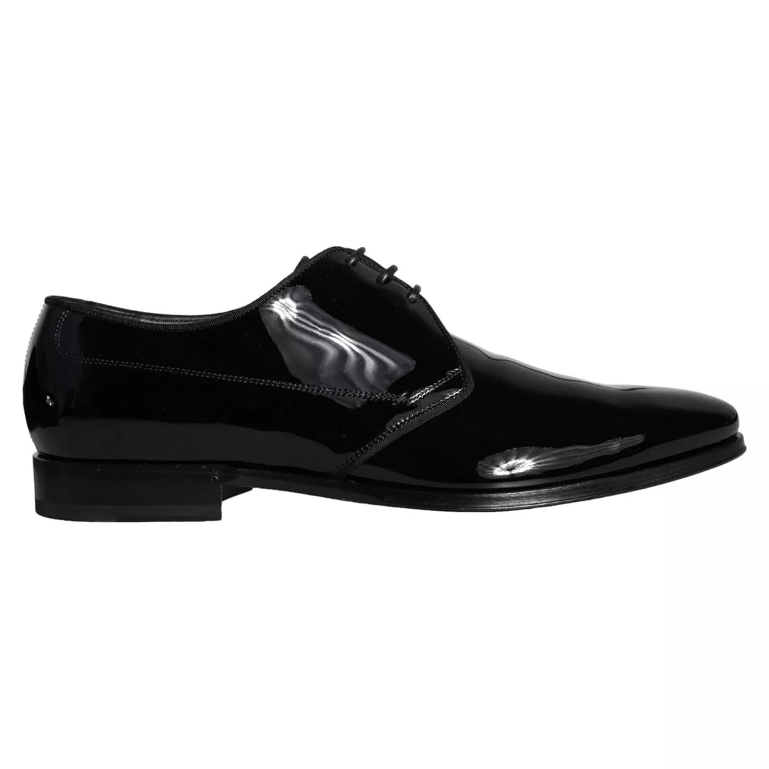 Dolce &amp;amp; Gabbana Svarta Derbyskor i Kalvskinn och Läder för Herr