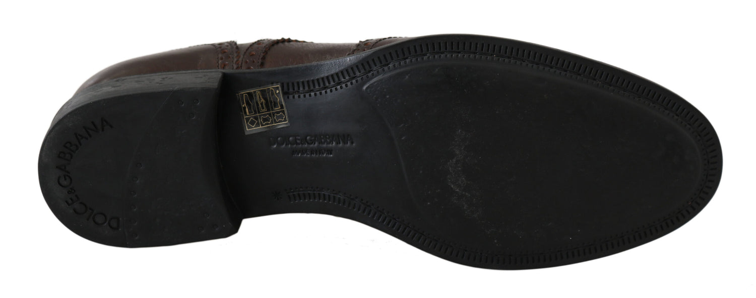 Dolce &amp;amp; Gabbana Bruna Läder Brogue Derby Finskor