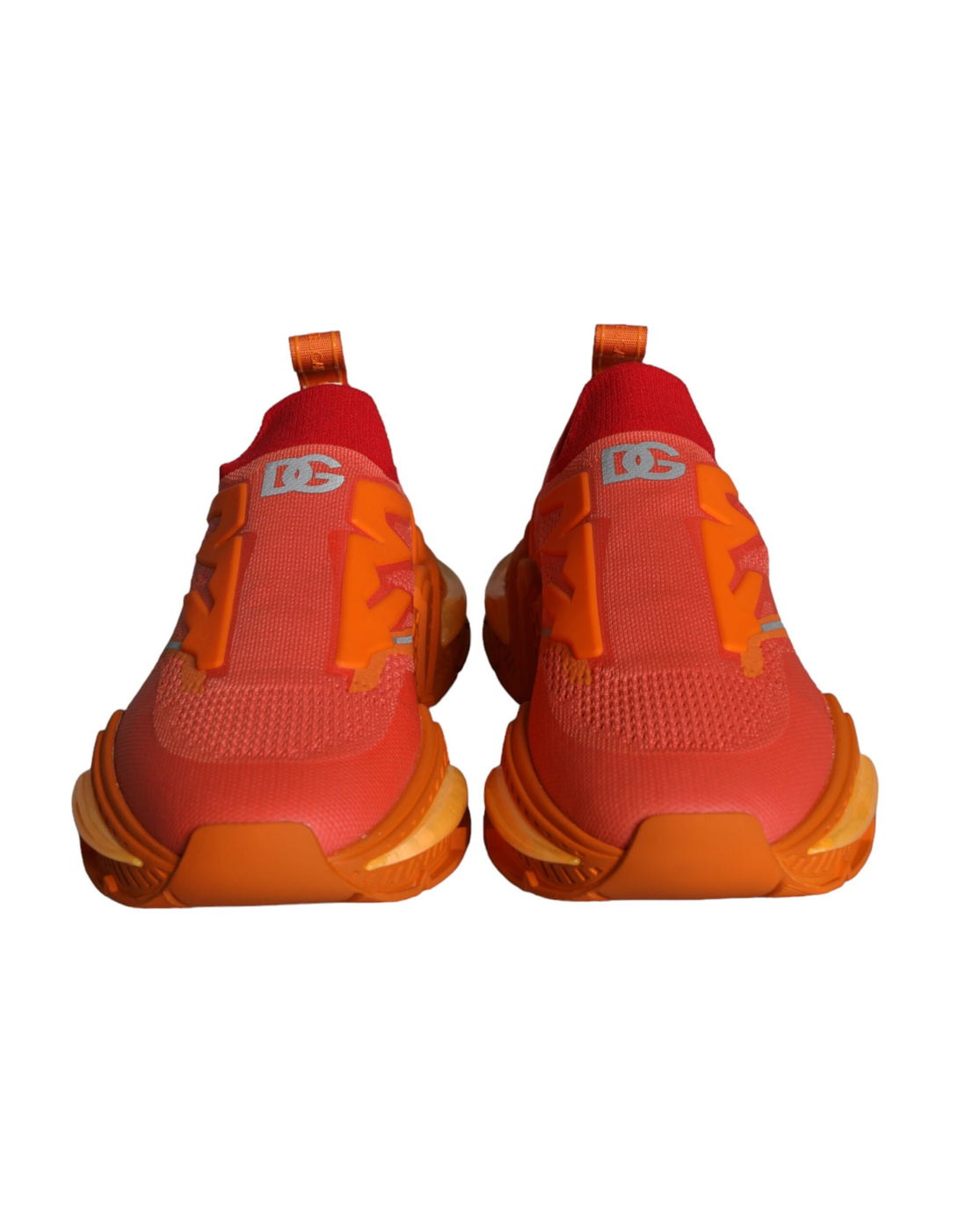 Dolce &amp;amp; Gabbana Orange Airmaster Låga Sneakers Herrskor