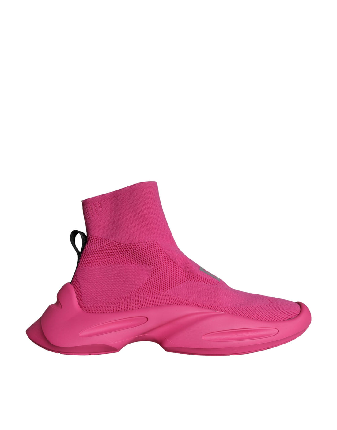 Dolce &amp;amp; Gabbana Rosa Logotyptryck Slip On Strumpor Sneakers Skor
