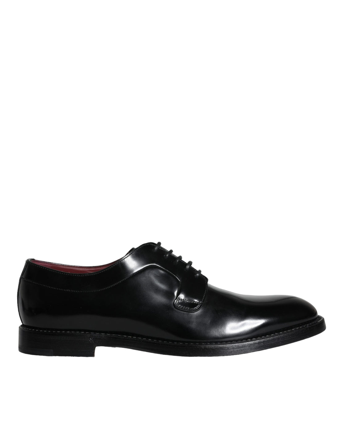 Dolce &amp;amp; Gabbana Svarta Derbyskor i Kalvskinn och Läder för Herr