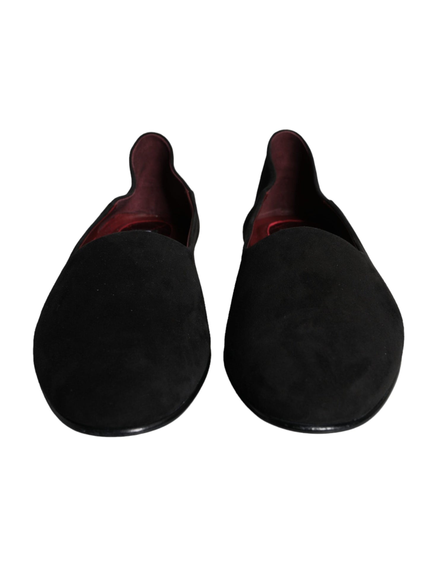 Dolce &amp;amp; Gabbana svarta mockaloafers formella slip-on-skor