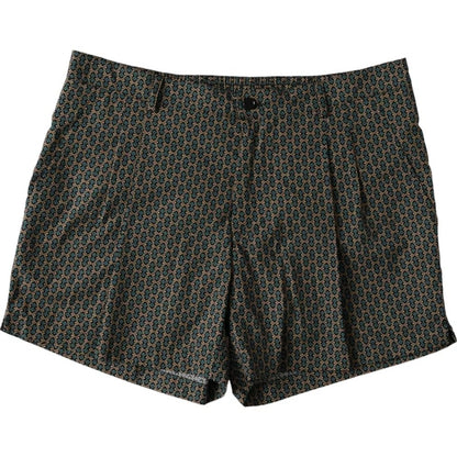 Dolce &amp;amp; Gabbana Bruna Mönstrade Strandkläder Badshorts Badkläder
