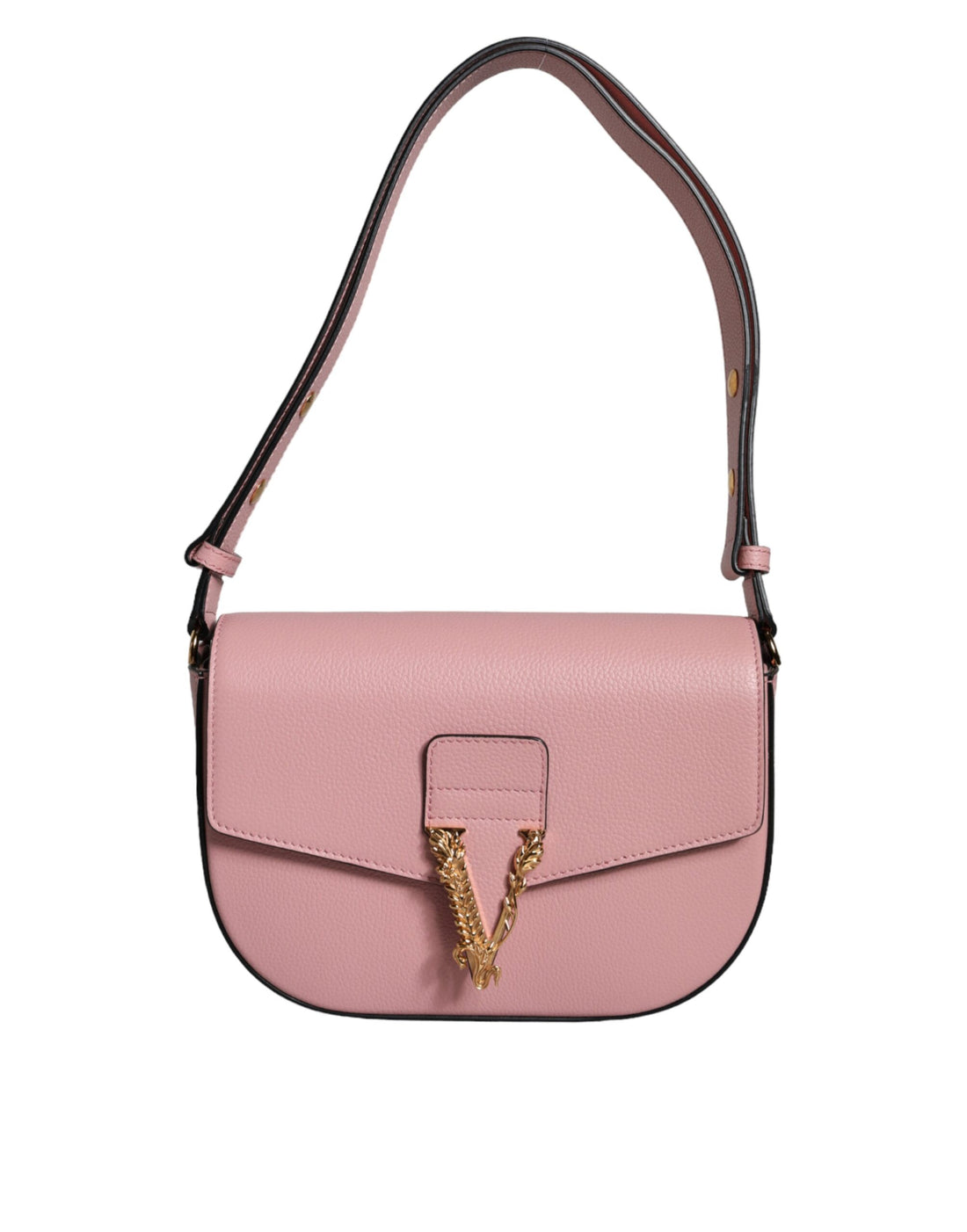 Versace Rosa Kornig Kalvskinnsväska med Logotyp