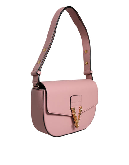 Versace Rosa Kornig Kalvskinnsväska med Logotyp