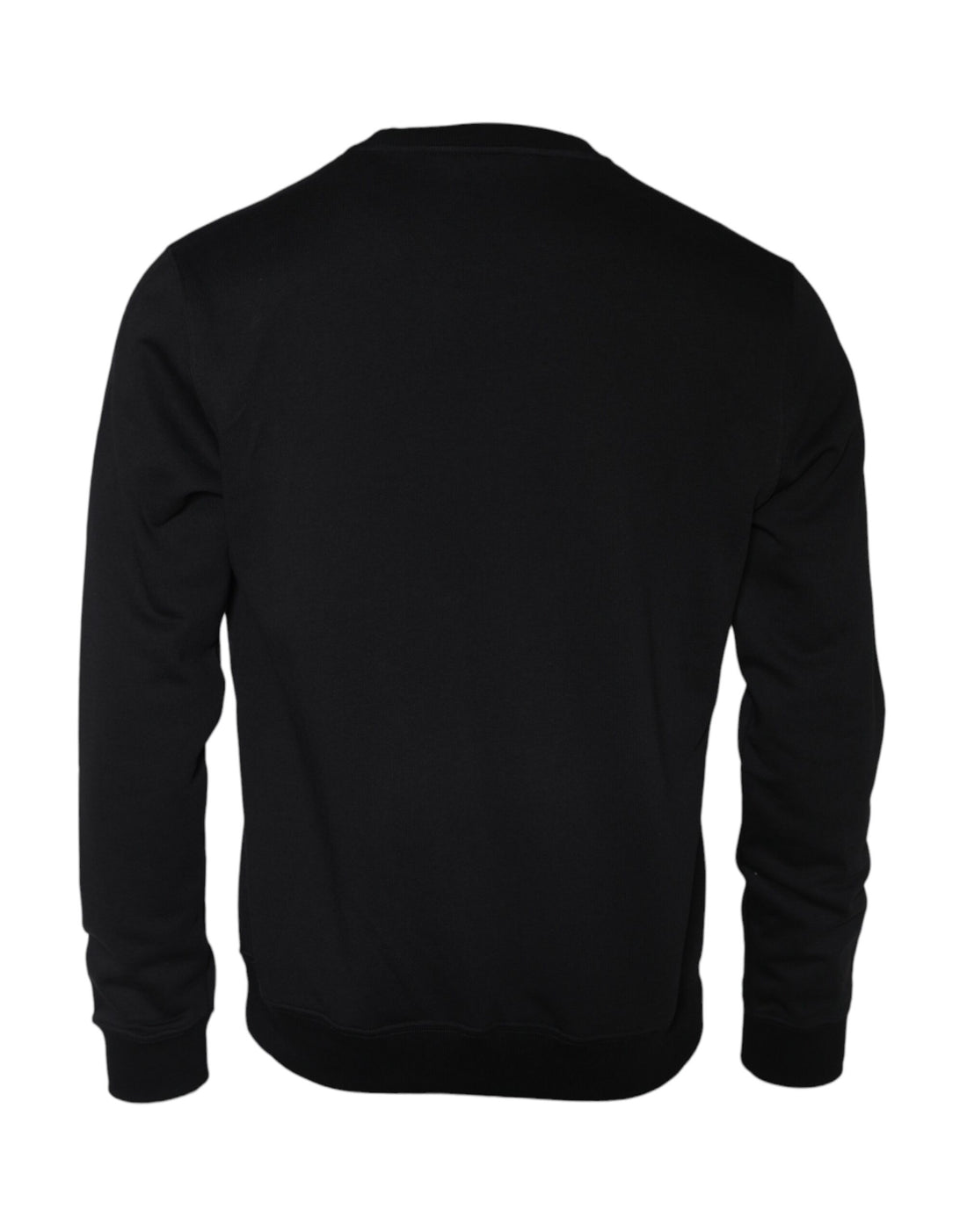 Versace Svart Medusa Fleece Bomull Rund Halsad Sweatshirt
