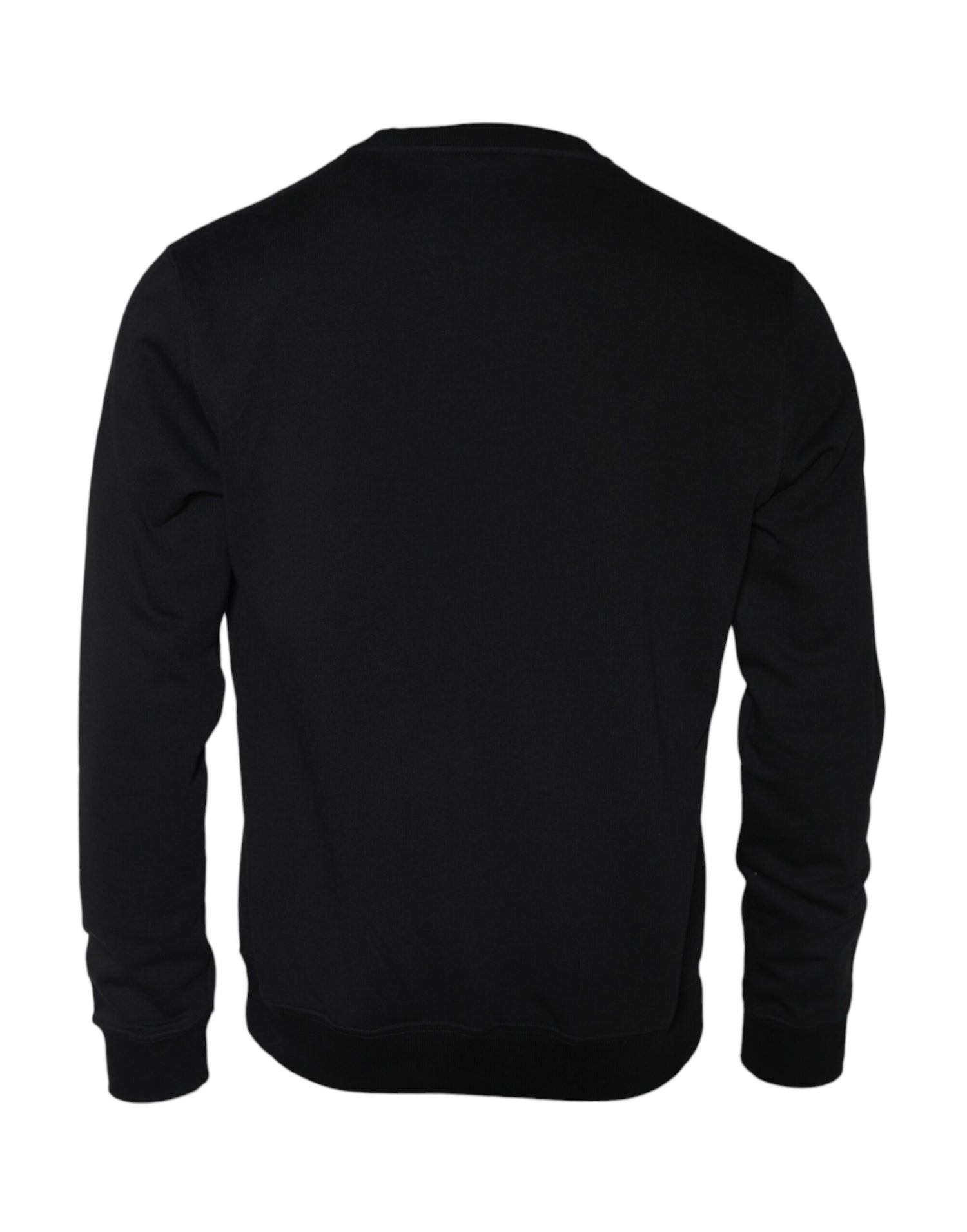 Versace Svart Medusa Fleece Bomull Rund Halsad Sweatshirt