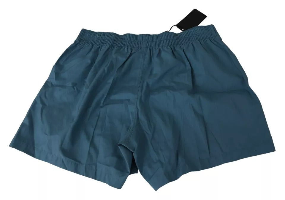 Dolce &amp;amp; Gabbana Blå Bomull Regular Boxershorts Underkläder