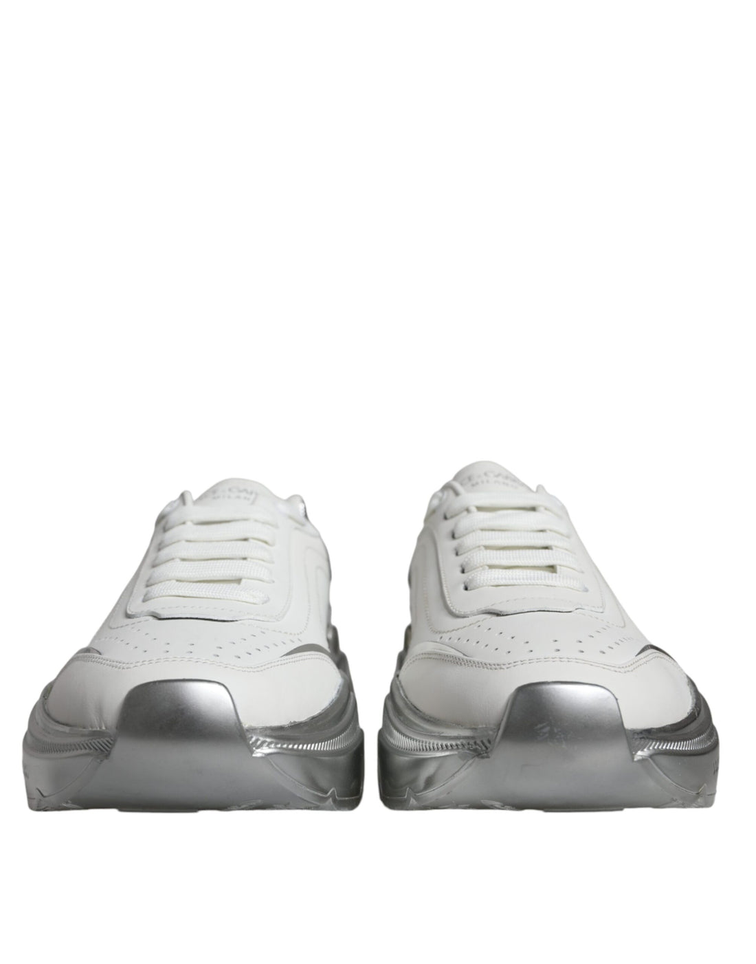 Dolce &amp;amp; Gabbana Vita Silver Daymaster Låga Sneakers Skor