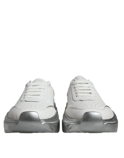 Dolce &amp;amp; Gabbana Vita Silver Daymaster Låga Sneakers Skor
