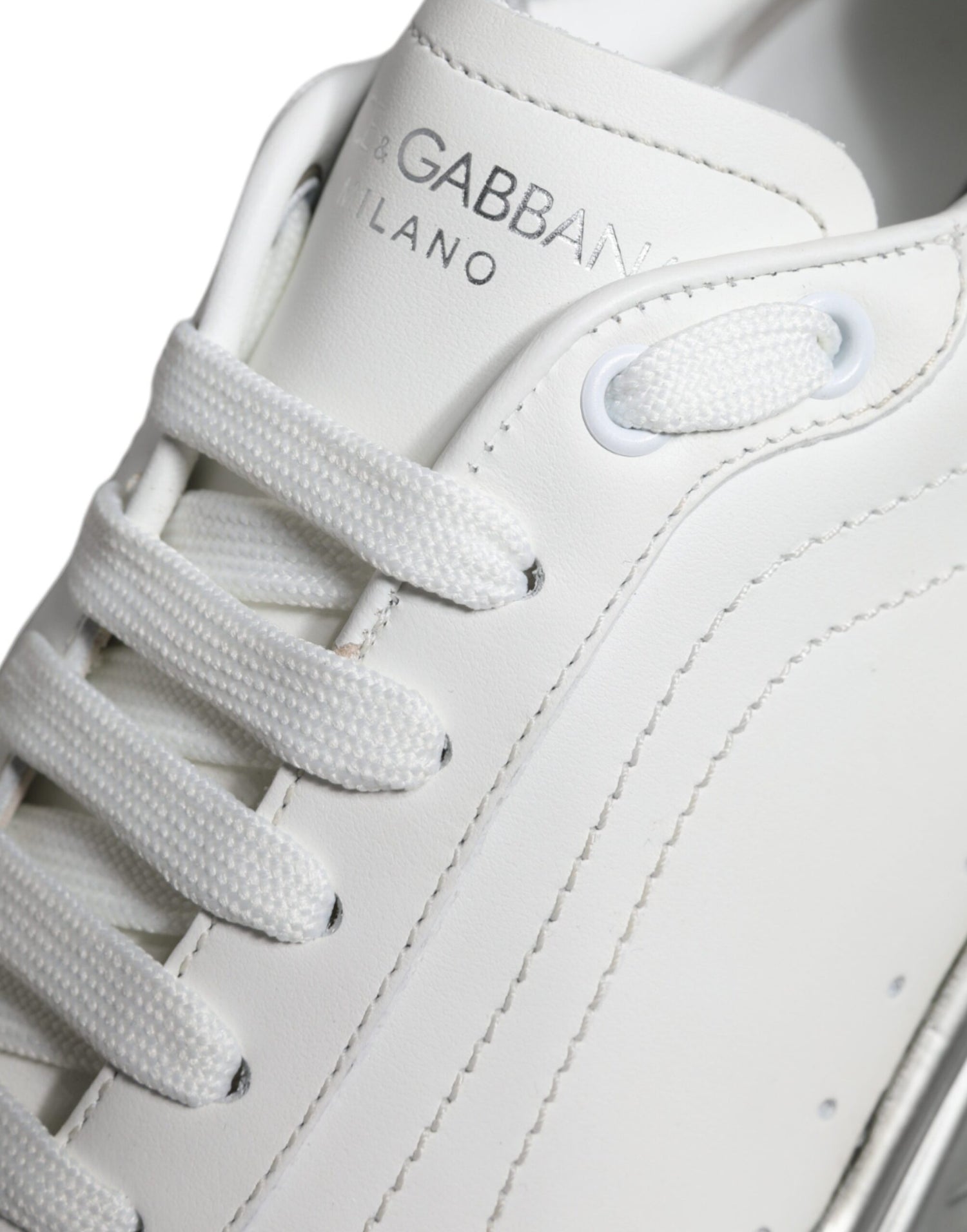 Dolce &amp;amp; Gabbana Vita Silver Daymaster Låga Sneakers Skor
