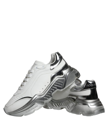 Dolce &amp;amp; Gabbana Vita Silver Daymaster Låga Sneakers Skor