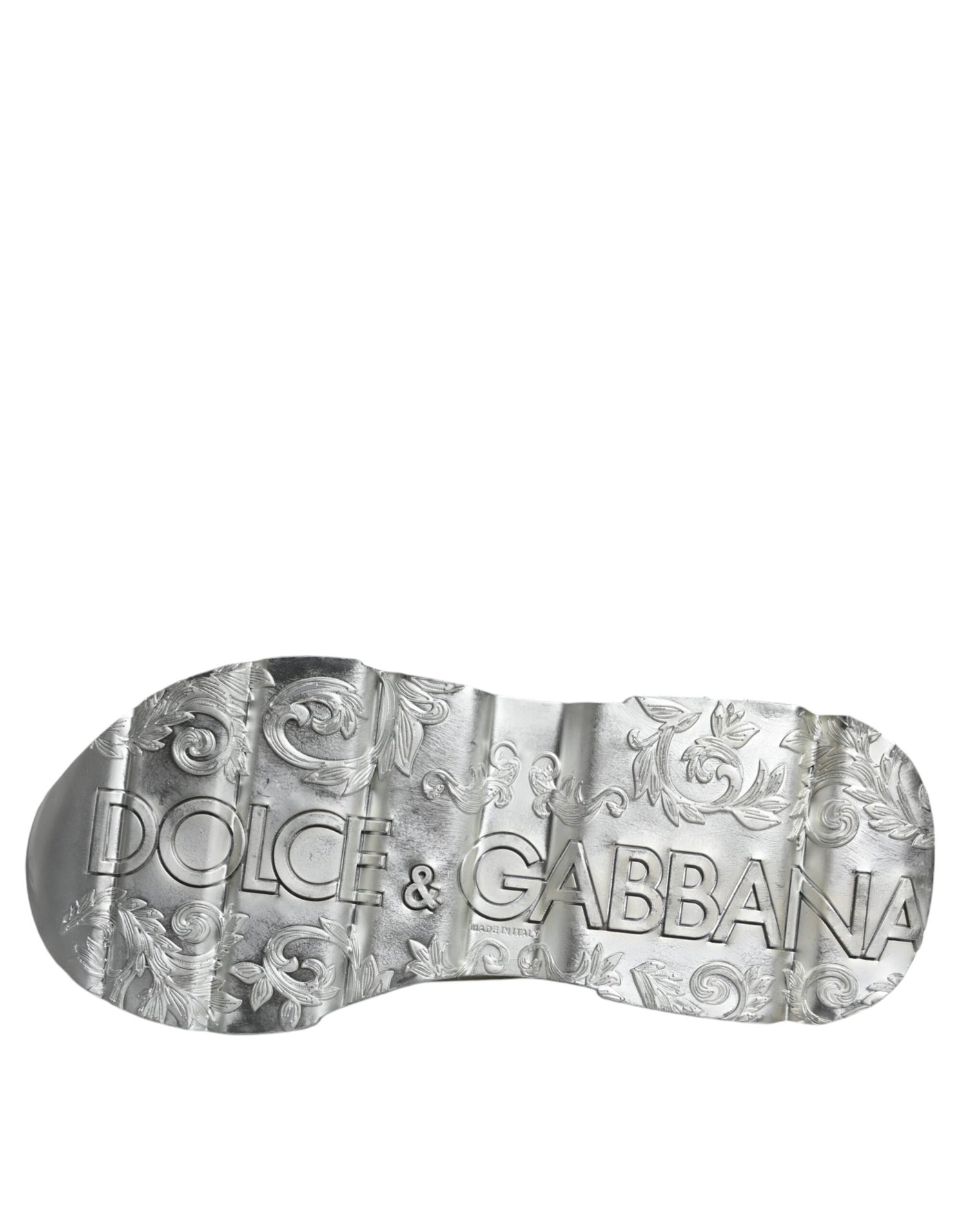 Dolce &amp;amp; Gabbana Vita Silver Daymaster Låga Sneakers Skor