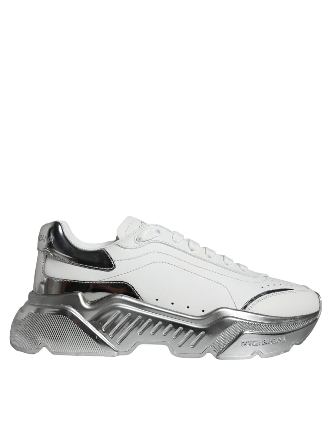 Dolce &amp;amp; Gabbana Vita Silver Daymaster Låga Sneakers Skor