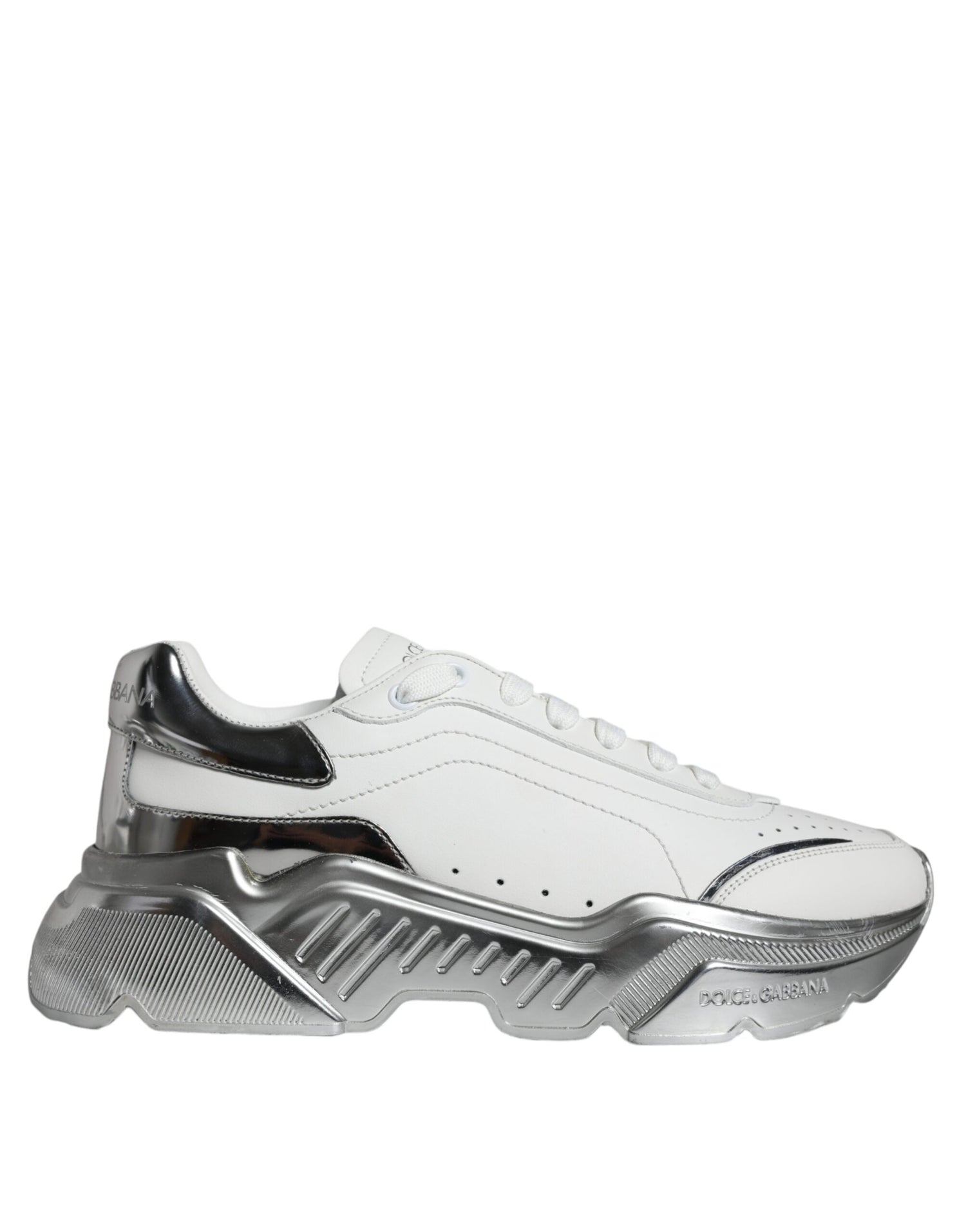 Dolce &amp;amp; Gabbana Vita Silver Daymaster Låga Sneakers Skor