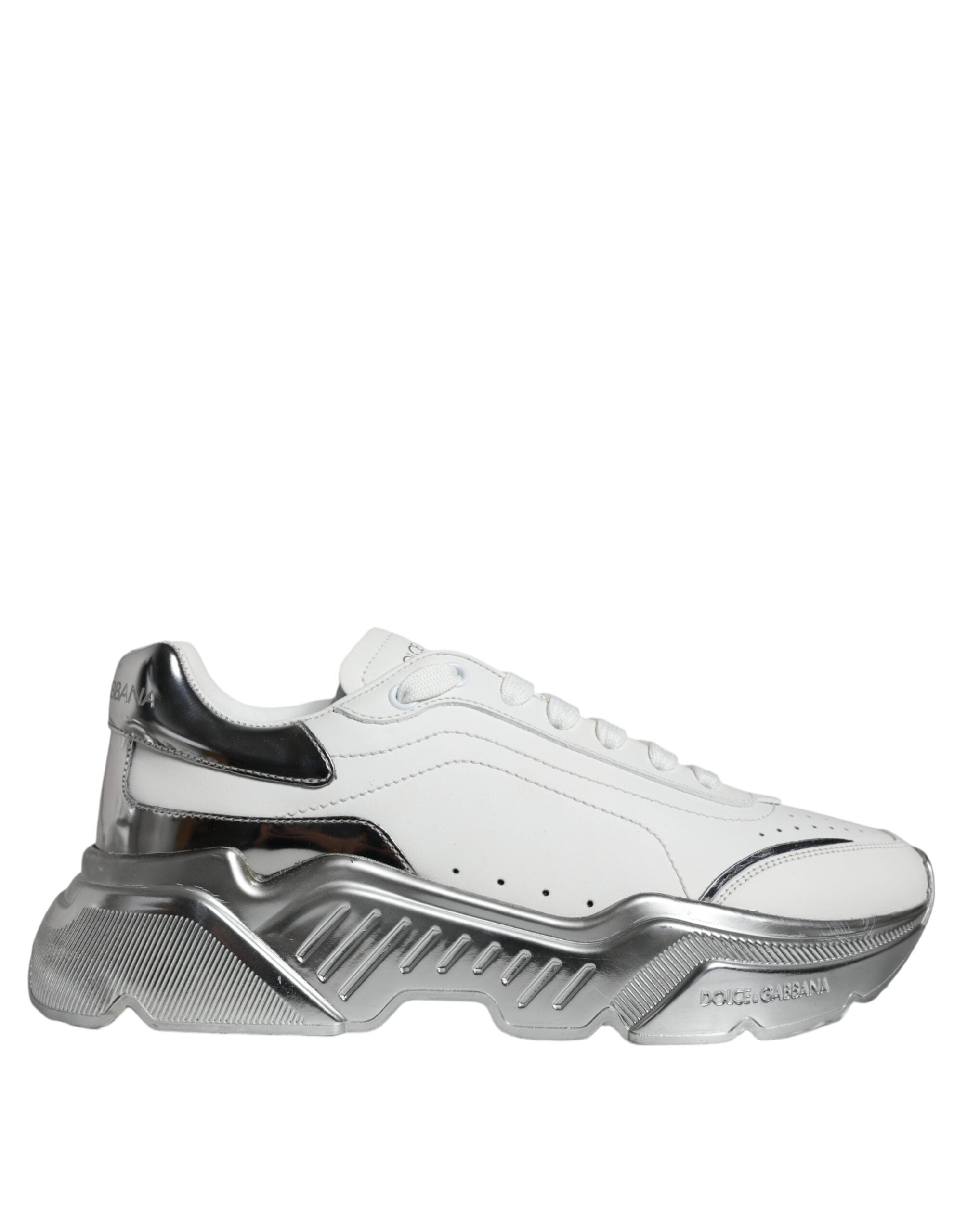 Dolce &amp;amp; Gabbana Vita Silver Daymaster Låga Sneakers Skor