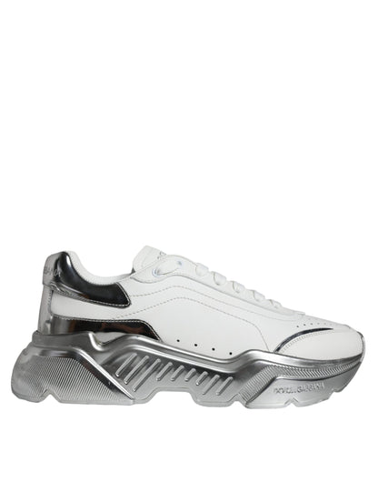 Dolce &amp;amp; Gabbana Vita Silver Daymaster Låga Sneakers Skor