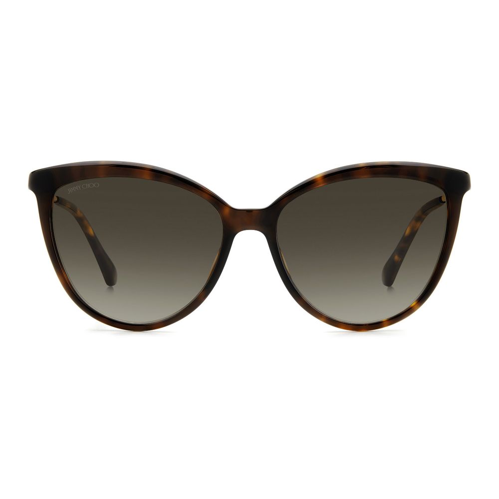 Jimmy Choo bruna metallsolglasögon