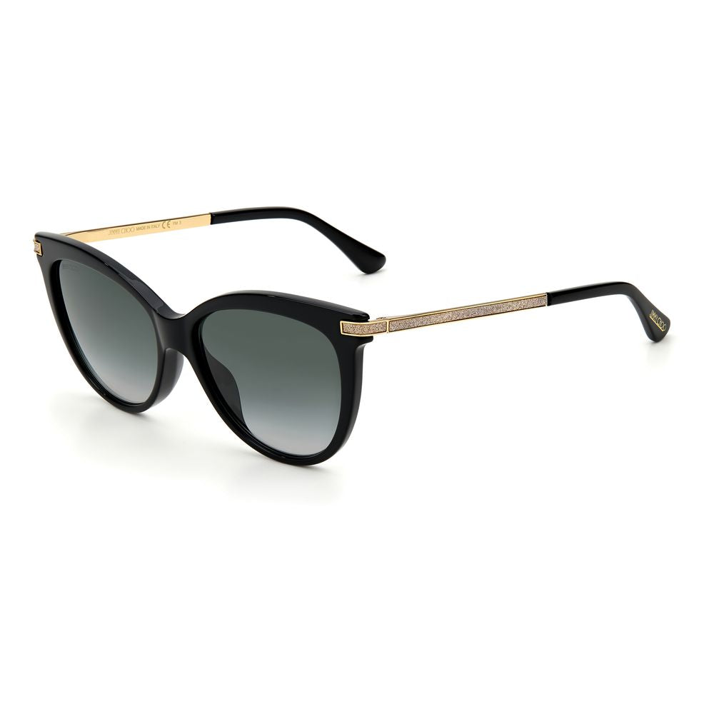 Jimmy Choo svarta acetatsolglasögon