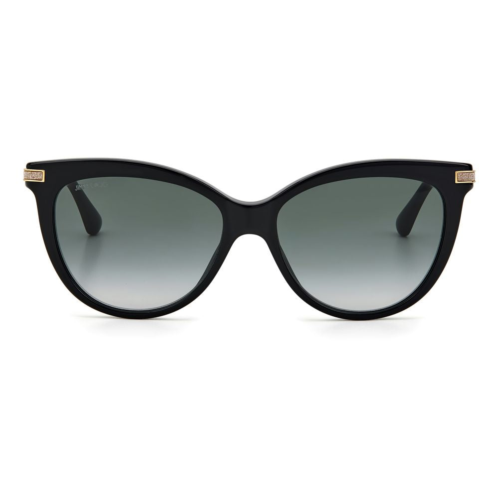 Jimmy Choo svarta acetatsolglasögon