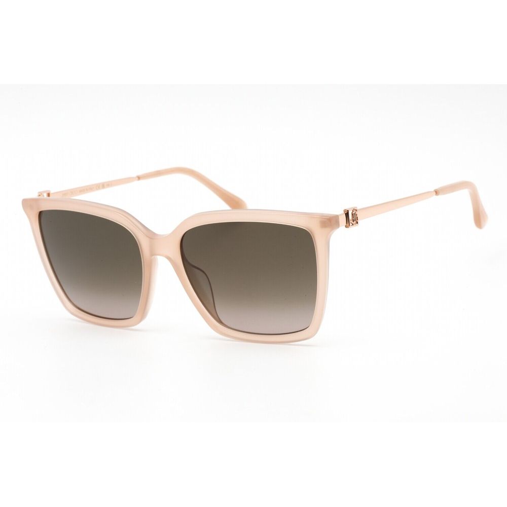 Jimmy Choo guldfärgade metallsolglasögon