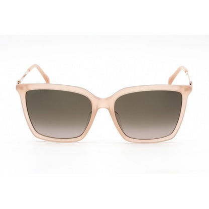 Jimmy Choo guldfärgade metallsolglasögon