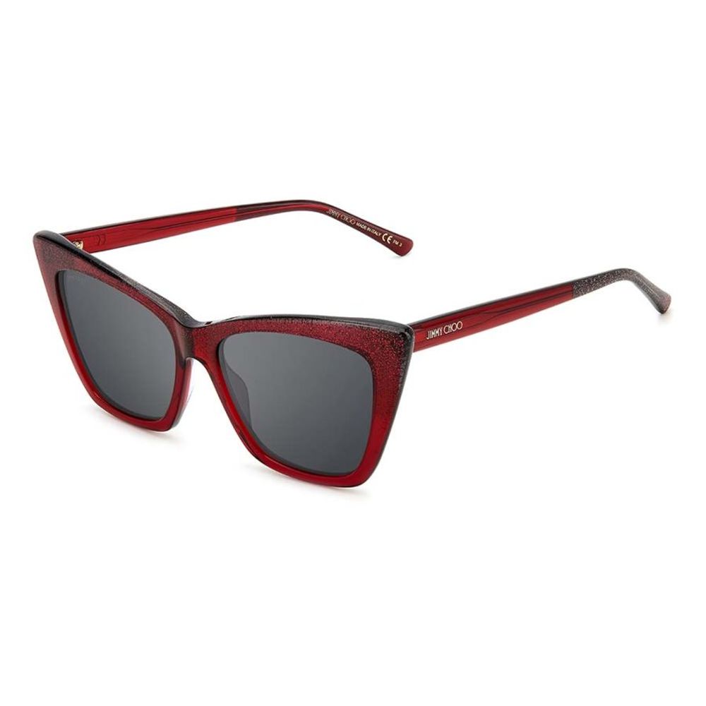 Jimmy Choo röda acetat solglasögon