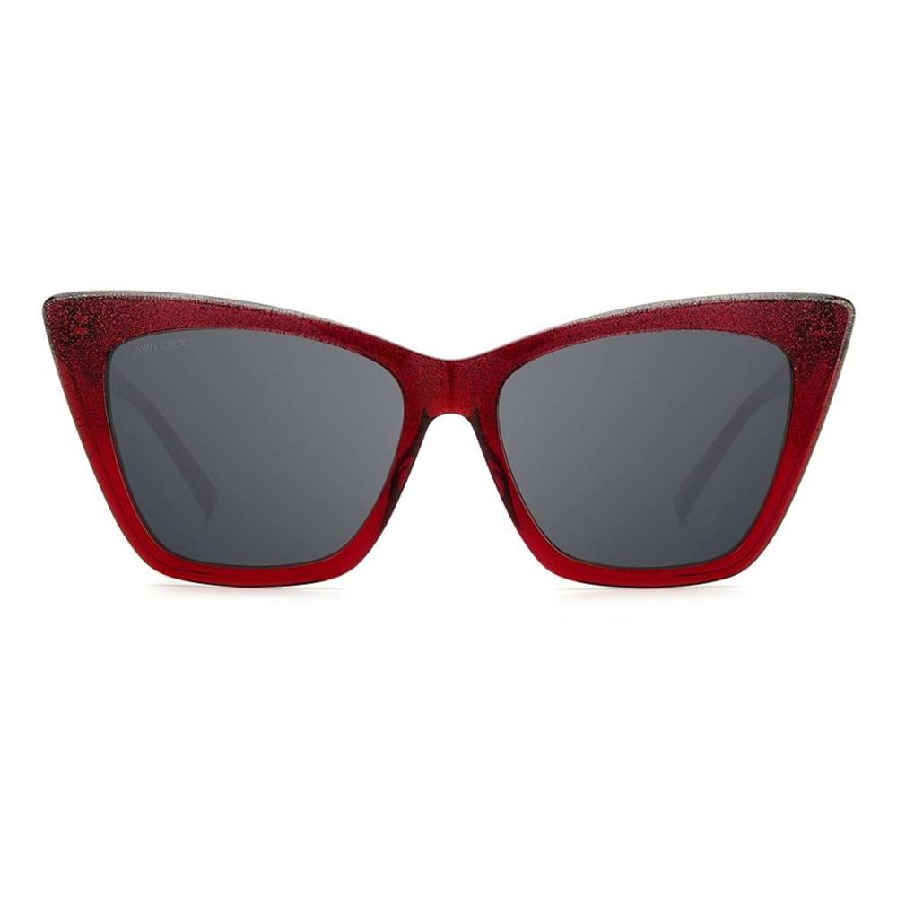 Jimmy Choo röda acetat solglasögon