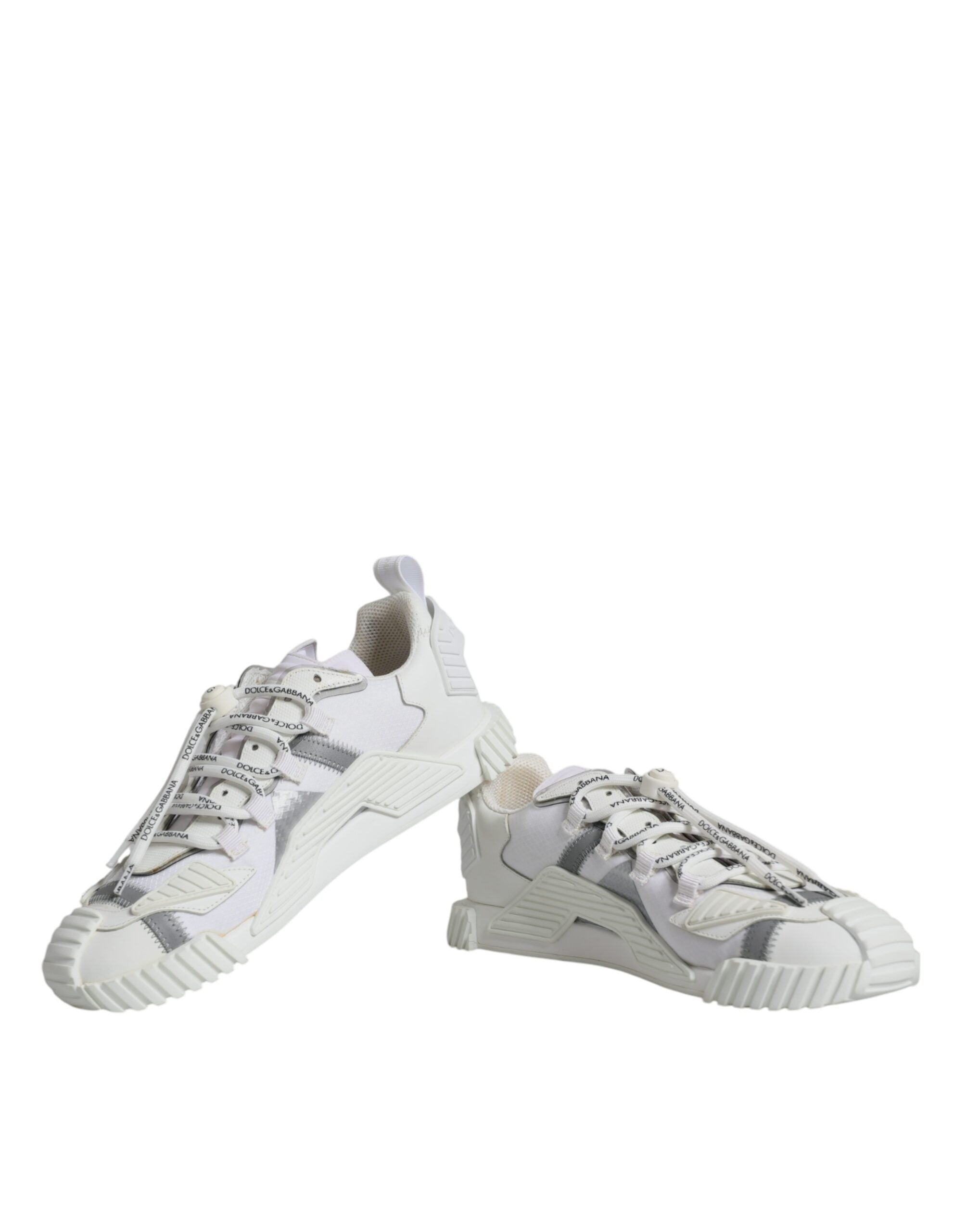 Dolce &amp;amp; Gabbana Vita Låga NS1 Sneakers Med Snörning