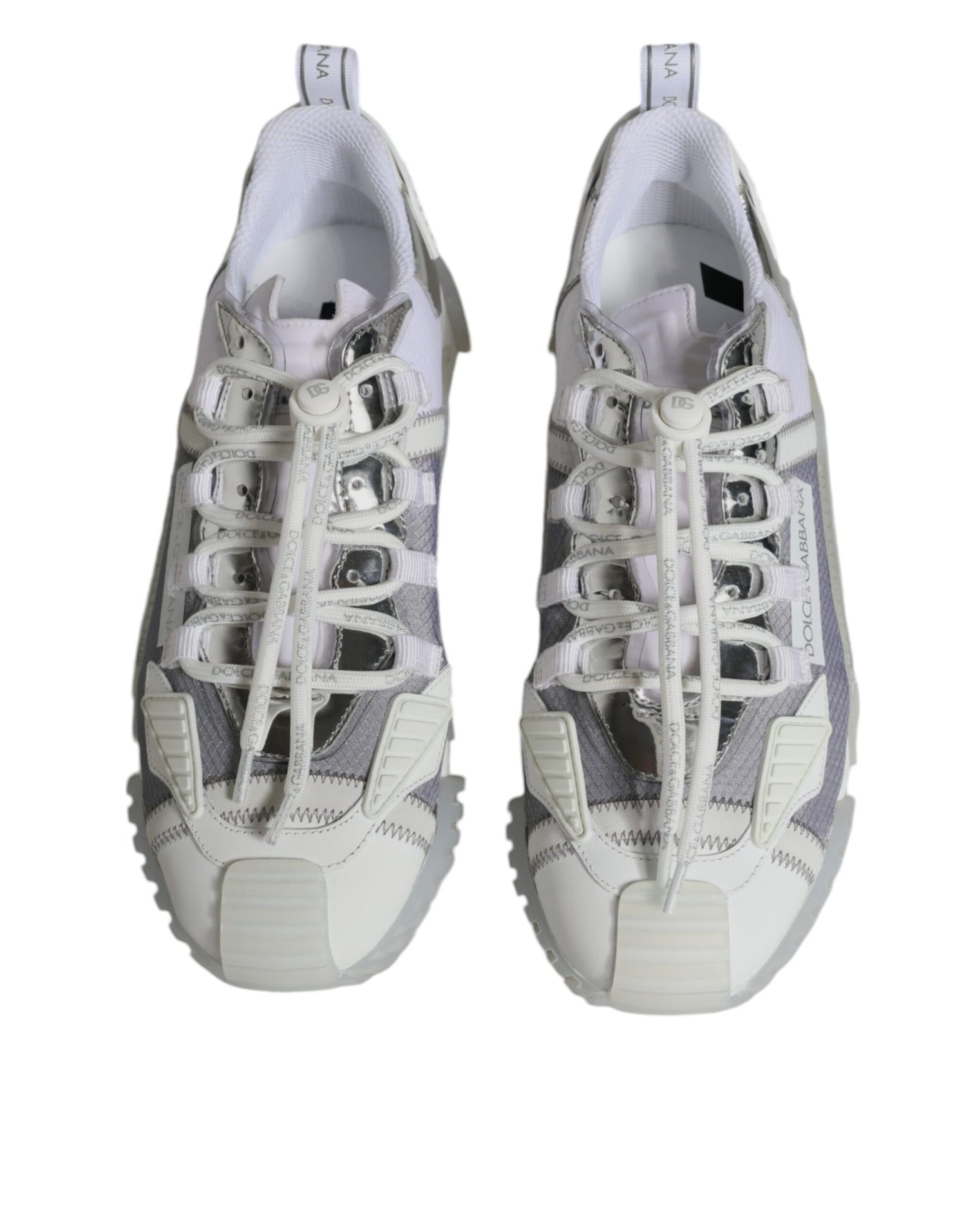 Dolce &amp;amp; Gabbana Vita Silver Låga NS1 Sneakers Skor