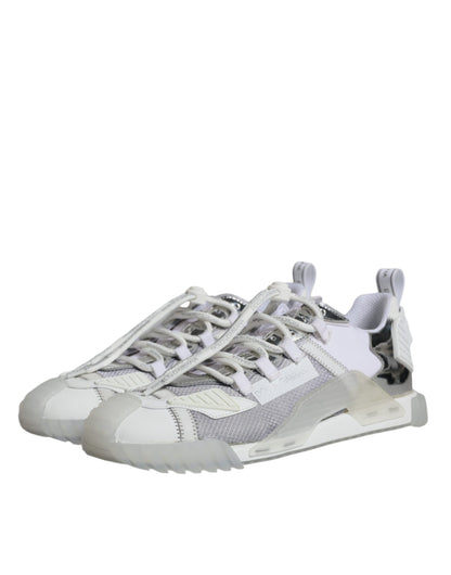 Dolce &amp;amp; Gabbana Vita Silver Låga NS1 Sneakers Skor