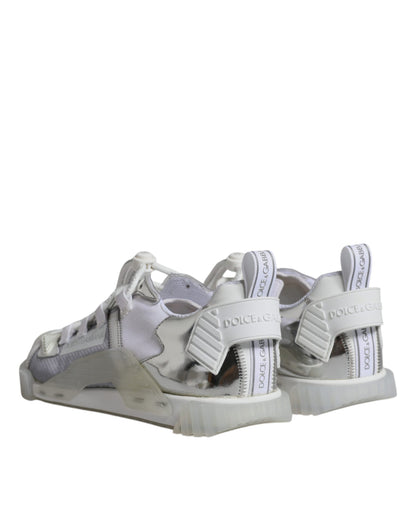Dolce &amp;amp; Gabbana Vita Silver Låga NS1 Sneakers Skor