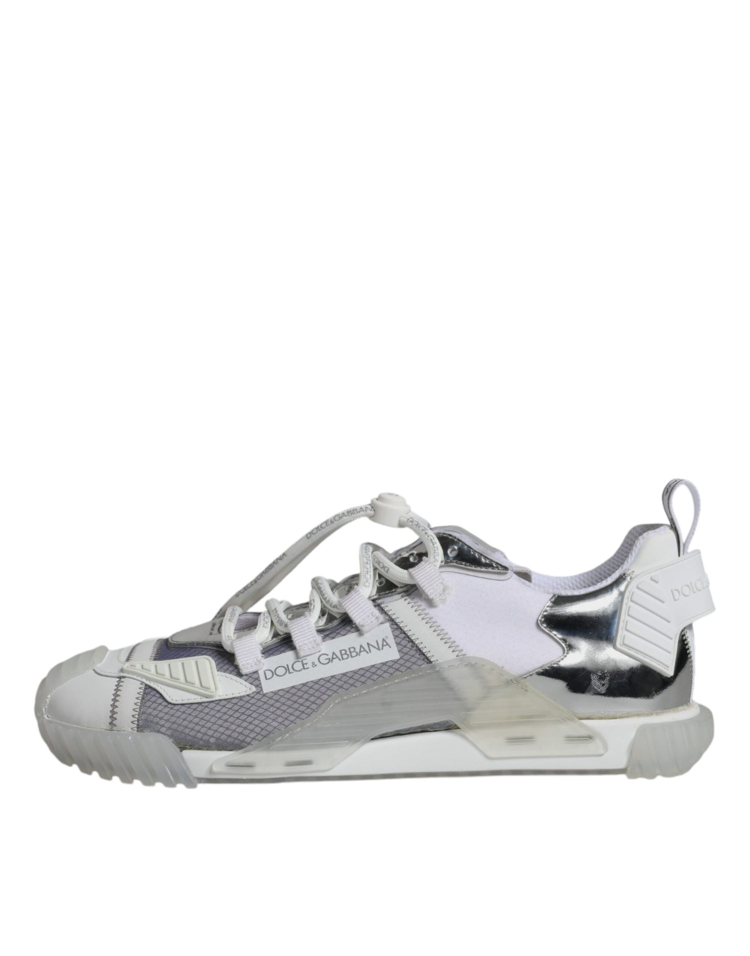 Dolce &amp;amp; Gabbana Vita Silver Låga NS1 Sneakers Skor