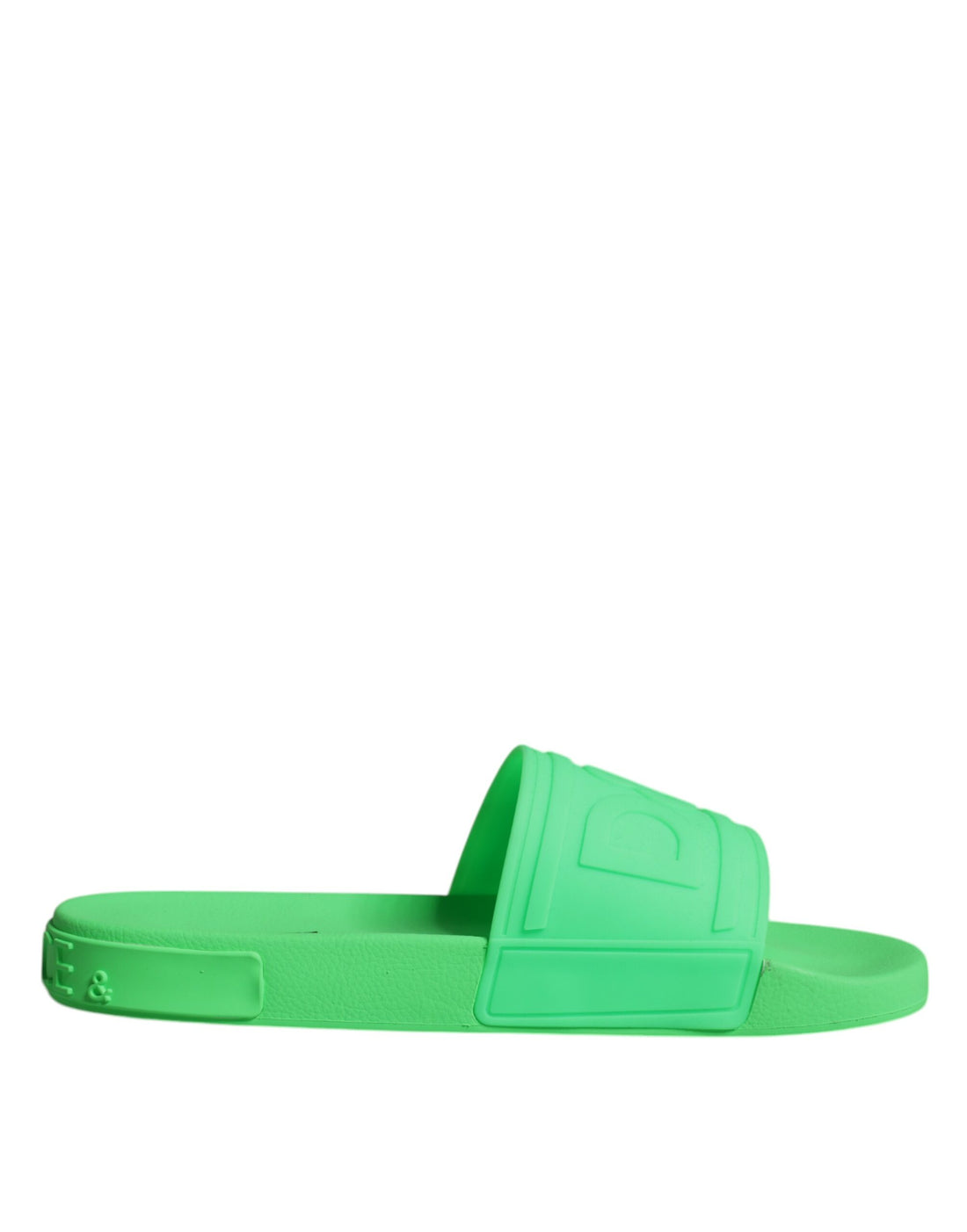 Dolce &amp;amp; Gabbana Gröna Lädersandaler Strandskor