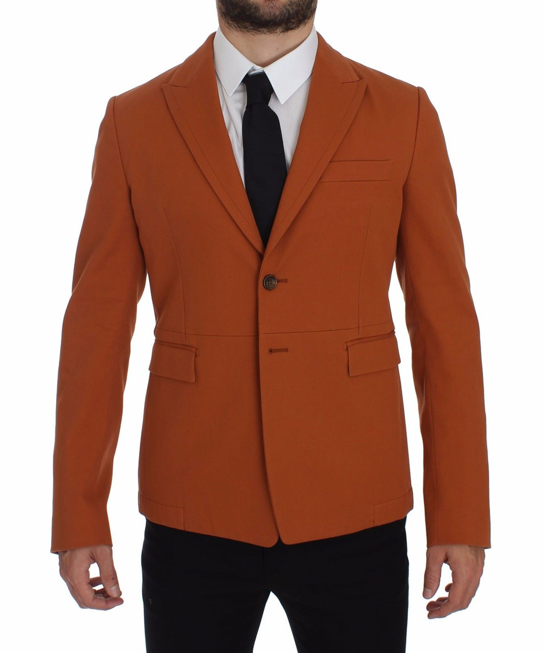 Dolce &amp;amp; Gabbana Orange Bomullsstretchkavaj