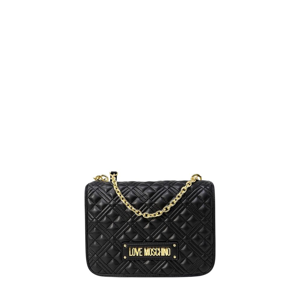 Love Moschino svart handväska i polyeten