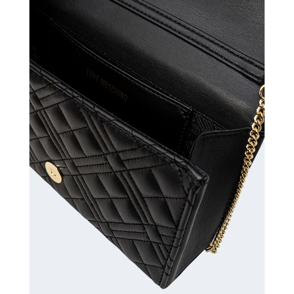 Love Moschino svart handväska i polyeten
