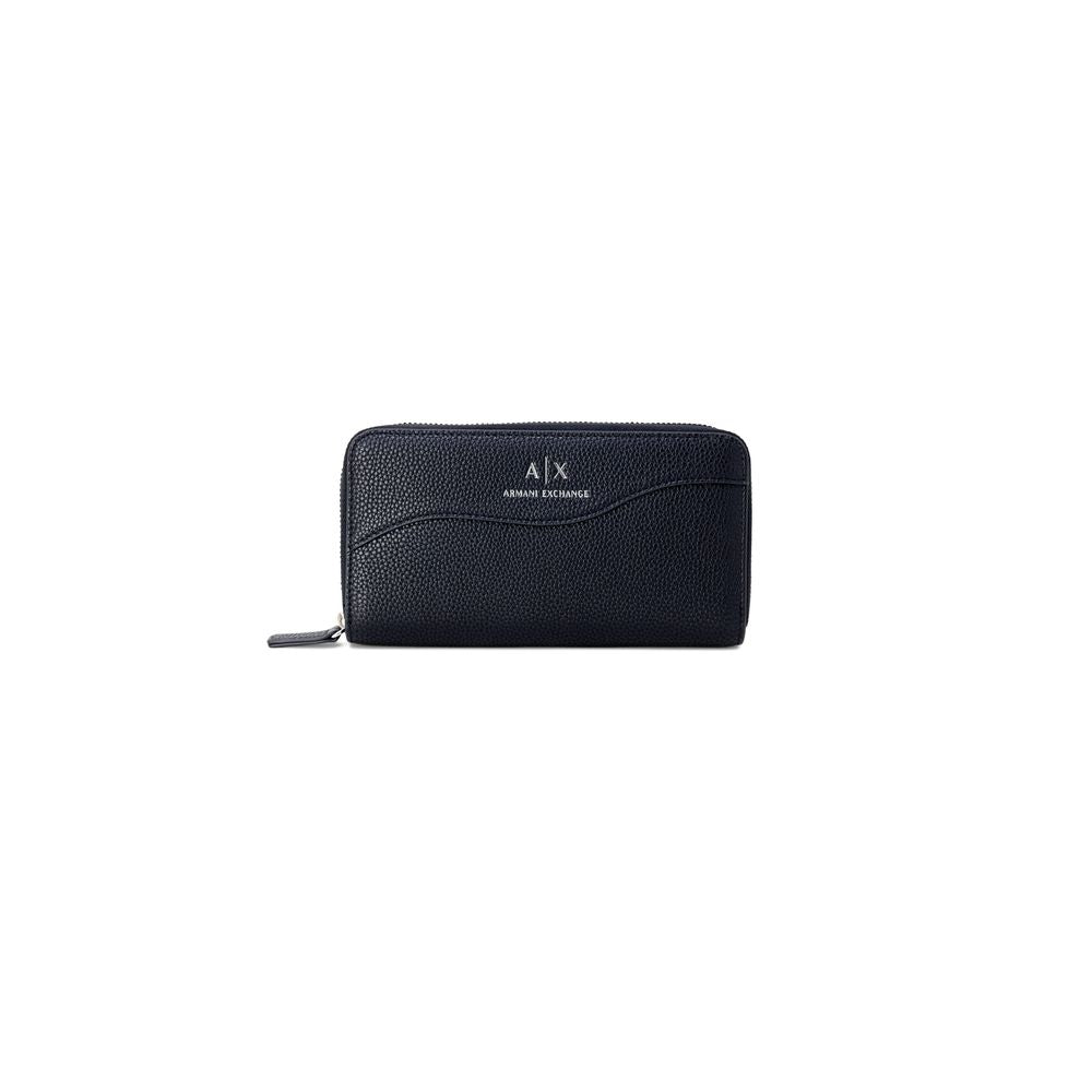 Armani Exchange svart polyetenplånbok
