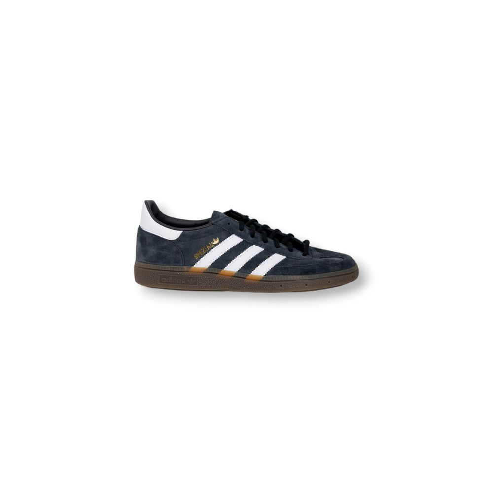 Adidas svart mocka läder sneaker