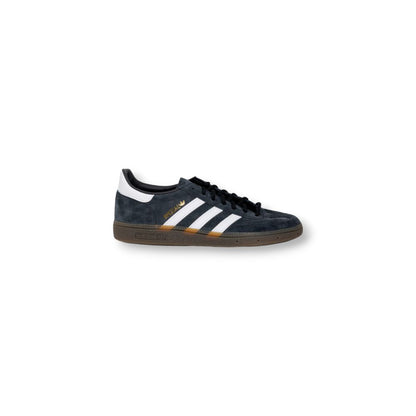 Adidas svart mocka läder sneaker