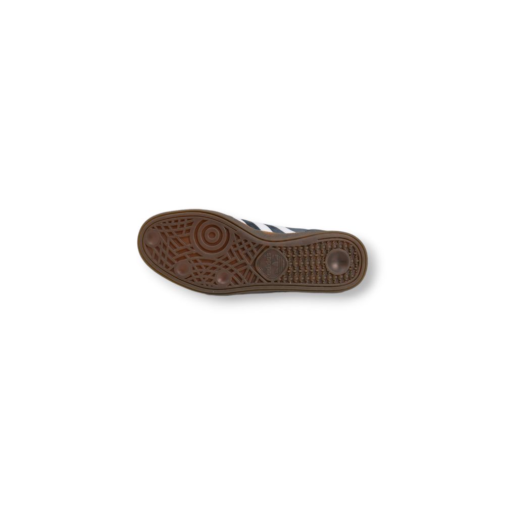 Adidas svart mocka läder sneaker