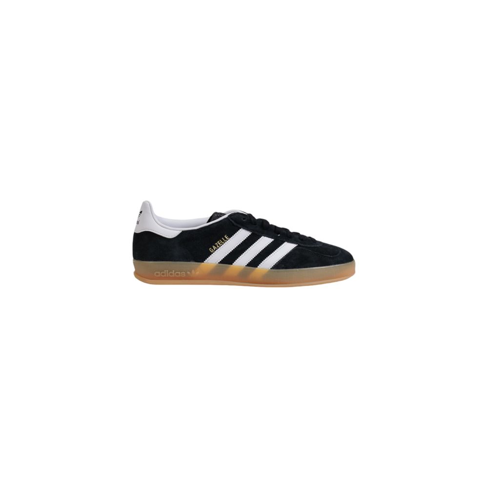 Adidas svart mocka läder sneaker