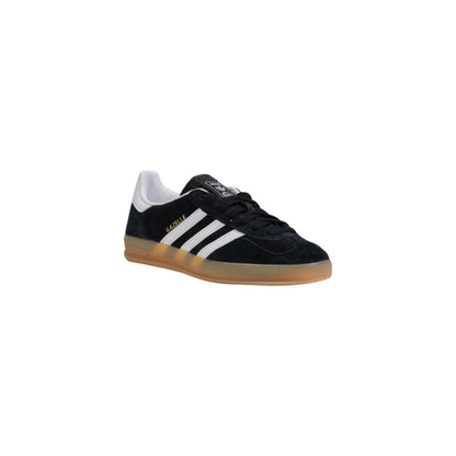 Adidas svart mocka läder sneaker