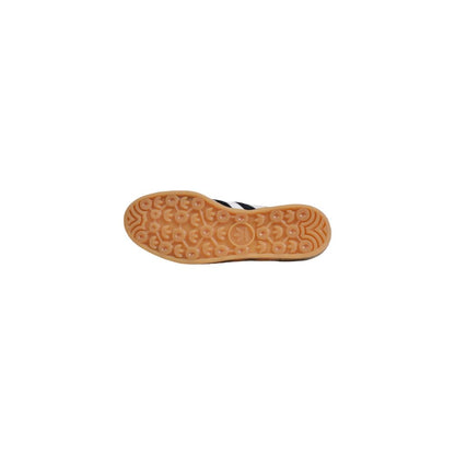 Adidas svart mocka läder sneaker