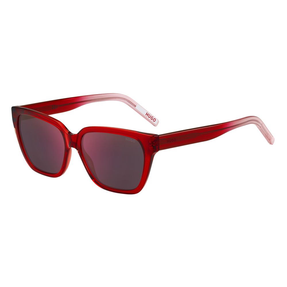 Hugo Boss röda acetat solglasögon