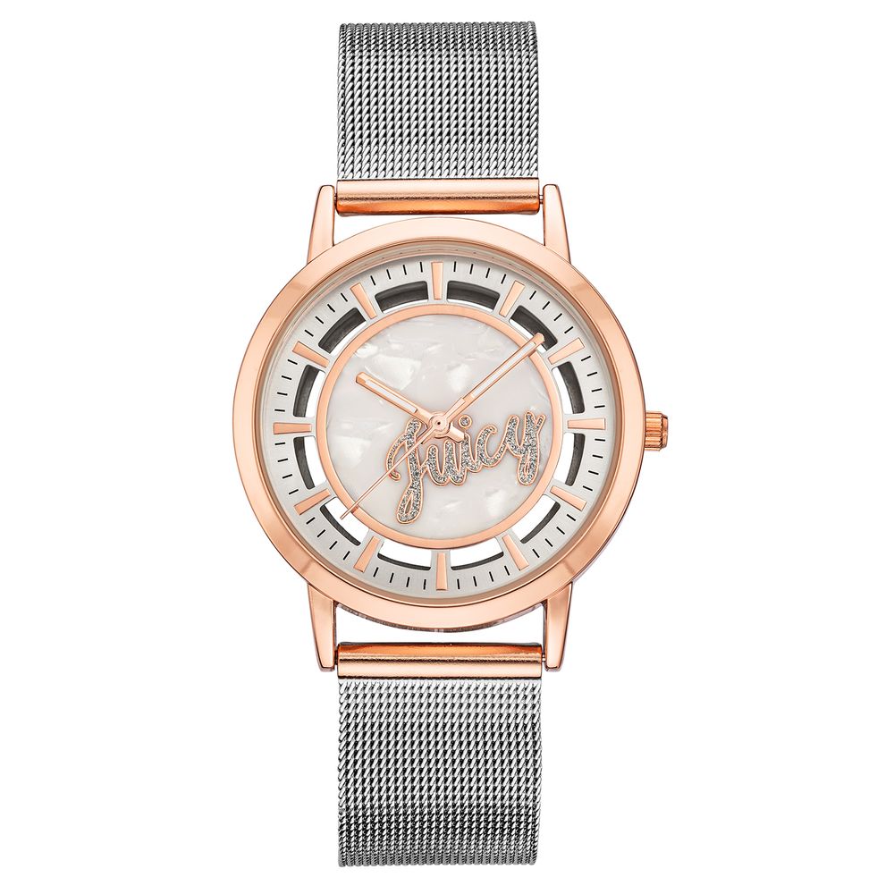 Juicy Couture Silverfärgad Rostfri Stålklocka
