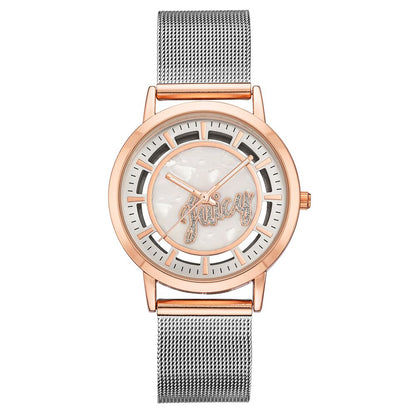 Juicy Couture Silverfärgad Rostfri Stålklocka