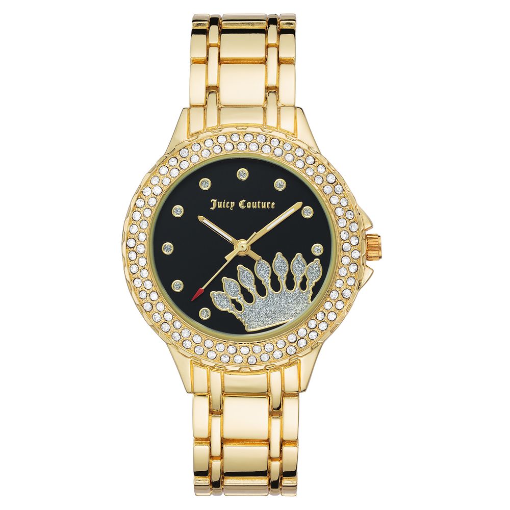 Juicy Couture guldfärgad metallklocka