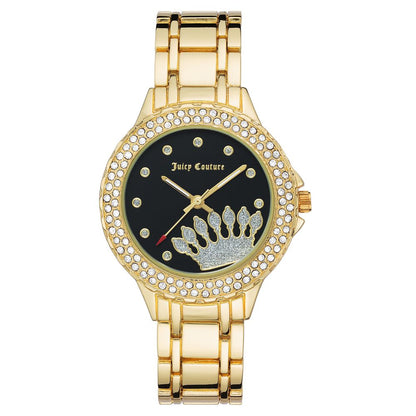 Juicy Couture guldfärgad metallklocka